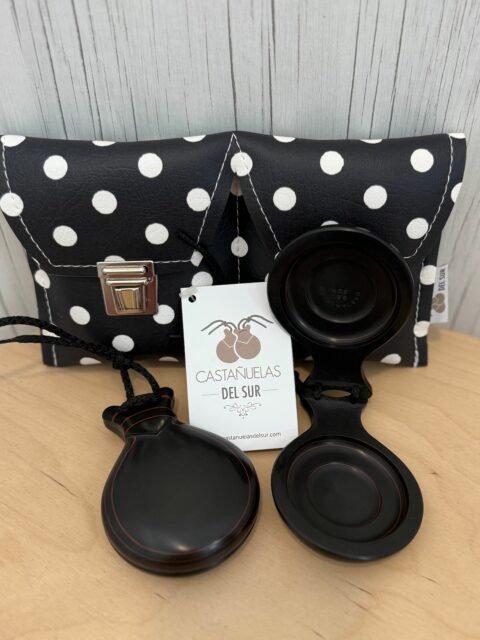 CASTAÑUELAS PROFESIONALES DE FIBRA VETA ROJA DC RESONANCIA n5